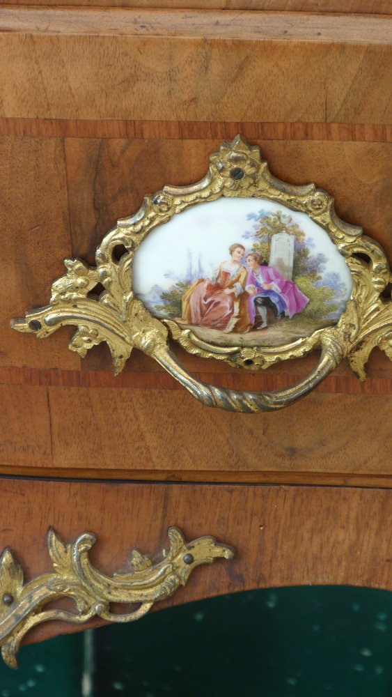 Seltener Aufsatzschrank, Dresdener Barock um 1890 Seltener Aufsatzschrank, Dresdener Barock um 1890