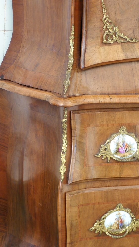 Seltener Aufsatzschrank, Dresdener Barock um 1890 Seltener Aufsatzschrank, Dresdener Barock um 1890