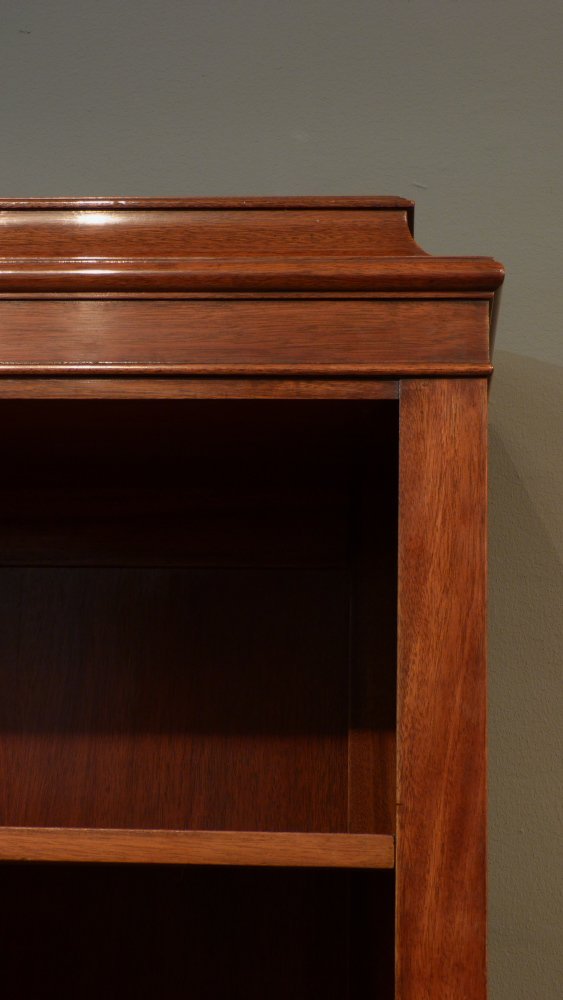 Biedermeier Bücherregal, Mahagoni um 1860 Biedermeier Bücherregal, Mahagoni um 1860