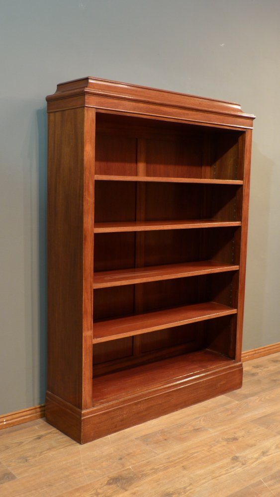 Biedermeier B&uuml;cherregal, Mahagoni um 1860