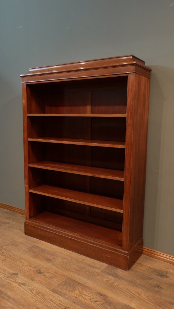 Biedermeier B&uuml;cherregal, Mahagoni um 1860