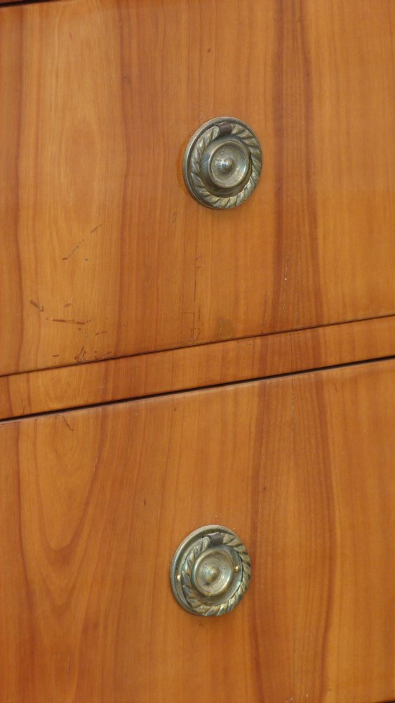 Klassische Biedermeierkommode, Kirschholz um 1850