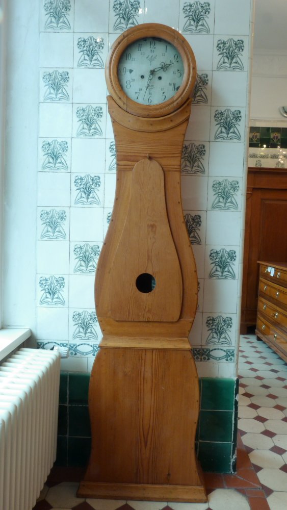 Bornholmer Standuhr, Kiefer um 1850