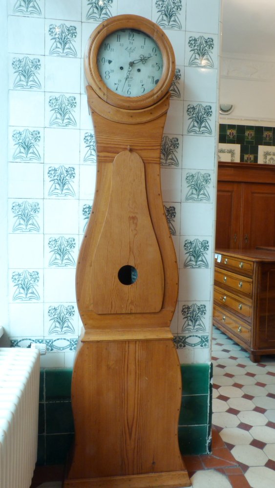 Bornholmer Standuhr, Kiefer um 1850