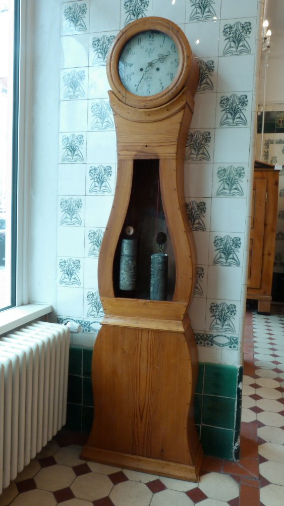 Bornholmer Standuhr, Kiefer um 1850