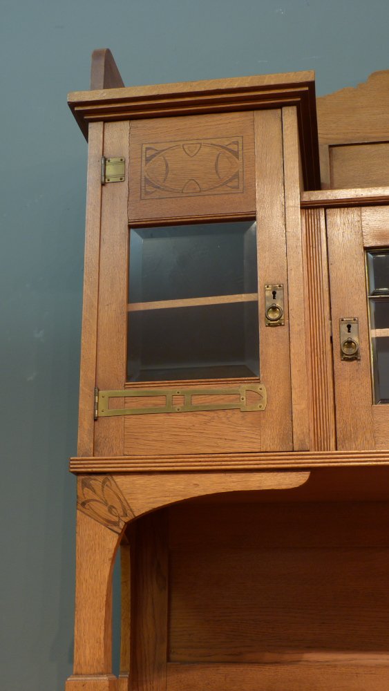 Seltenes Jugendstil B&uuml;ffet, Eiche um 1910